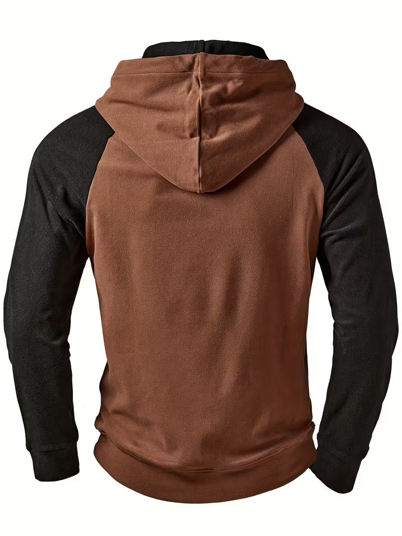 DELTOSTIN Brown & Black Signature Hoodie