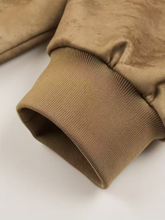 DELTOSTIN Yellowstone Adventure Beige Zip Hoodie