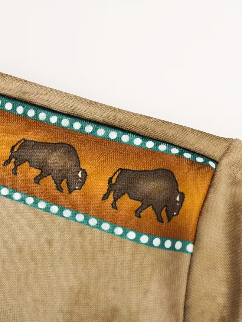 DELTOSTIN Yellowstone Adventure Beige Zip Hoodie